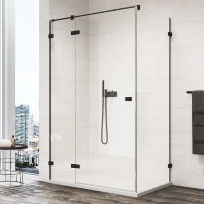 Sprchové kúty SanSwiss ANNEA BLACK LINE - AN13W + ANTW