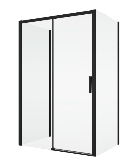 Sprchové kúty Sanswiss D22S2B+D22F1+D22F1 BLACK LINE