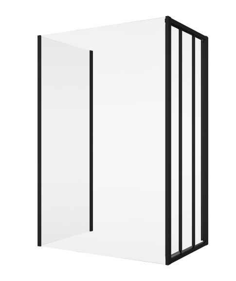 Sprchové kúty Sanswiss D22S3+D22F1+D22F3 BLACK LINE