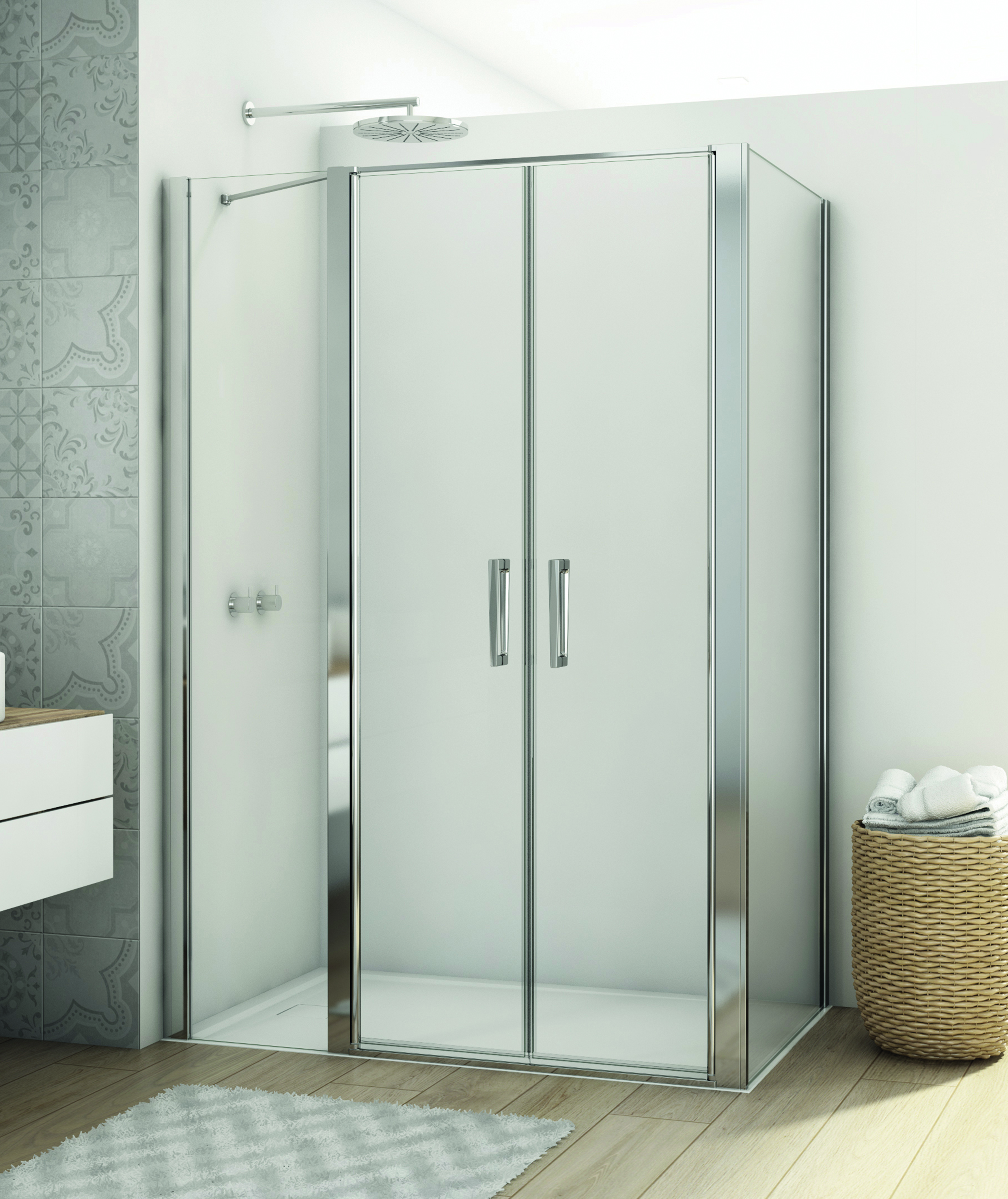 Sprchové kúty Sanswiss D22T32+D22F1