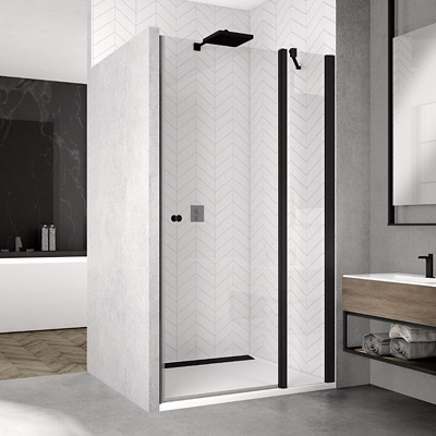 Sprchové kúty SanSwiss SOLINO BLACK LINE - SOL13+V2.SOL
